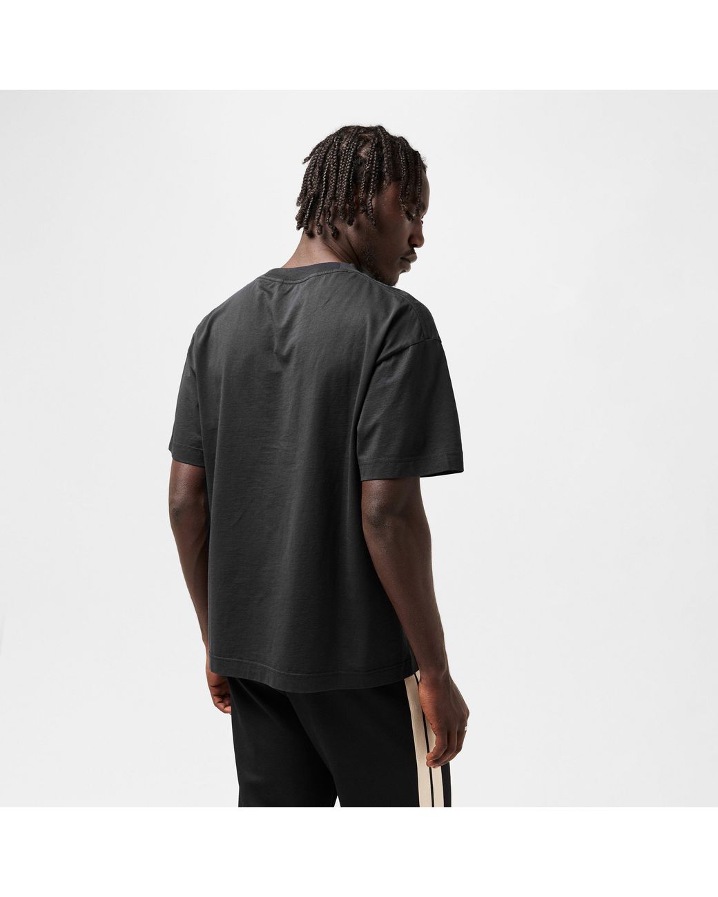 Palm Angels Black Oversized T-Shirt for men