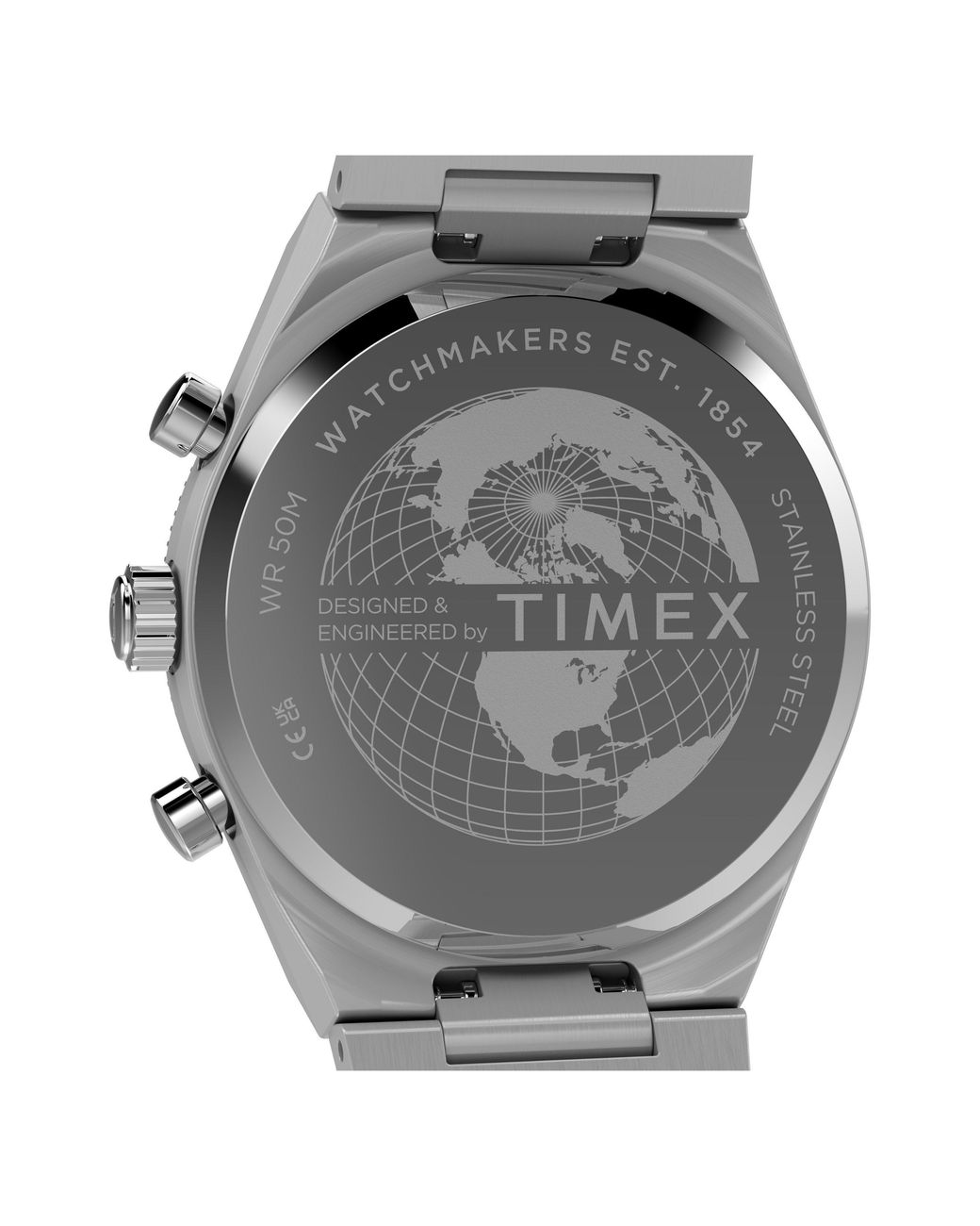 Timex Metallic L Q Chrono Wtc Sn71 for men