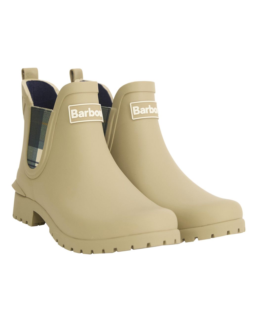 Barbour Natural Wilton Chelsea Wellington Boots