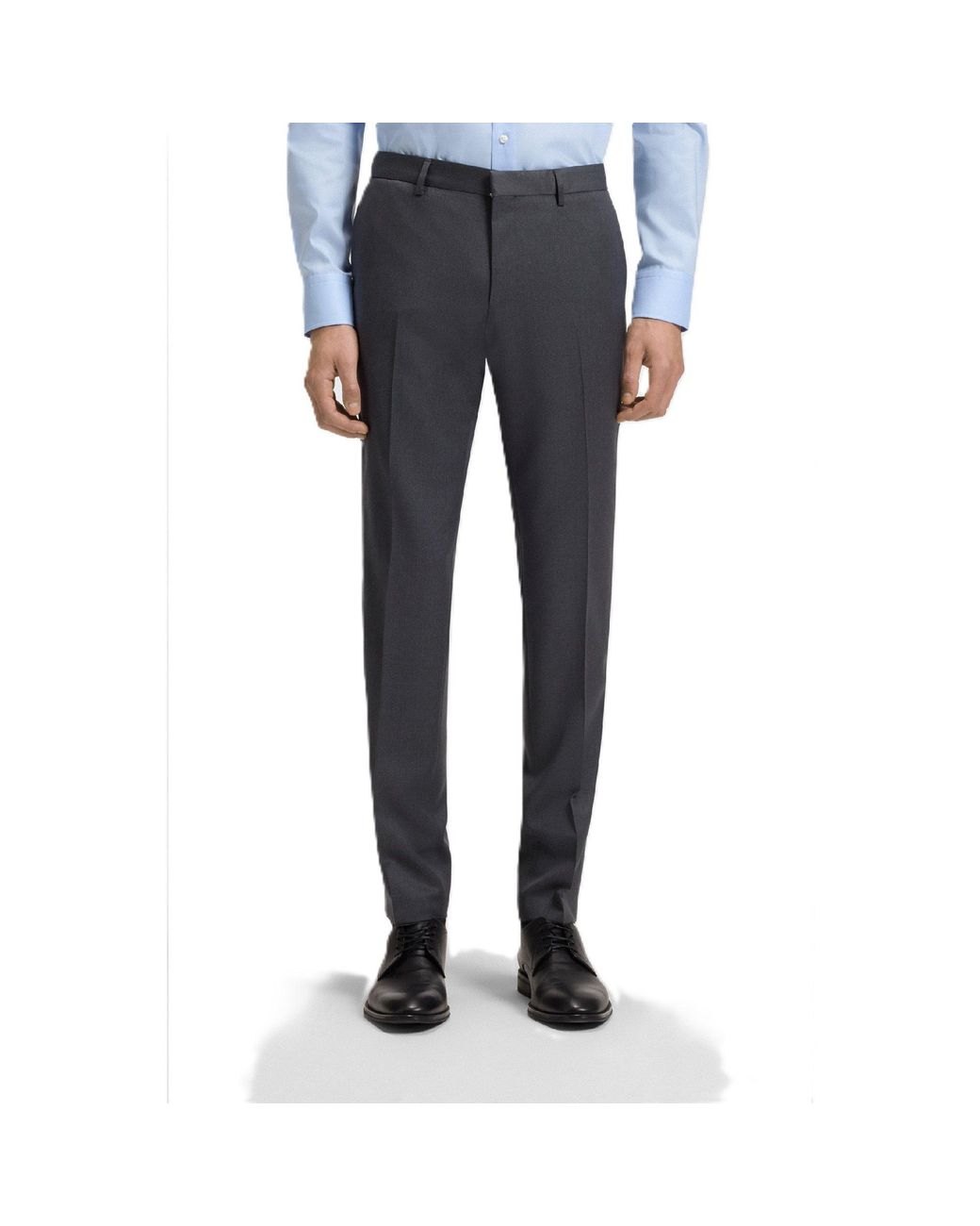 Boss Blue H Wenten Straight Leg Trousers for men