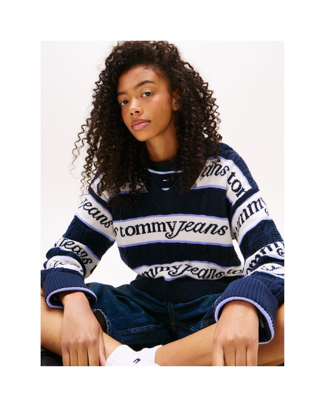 Tommy Hilfiger Blue Sweaters