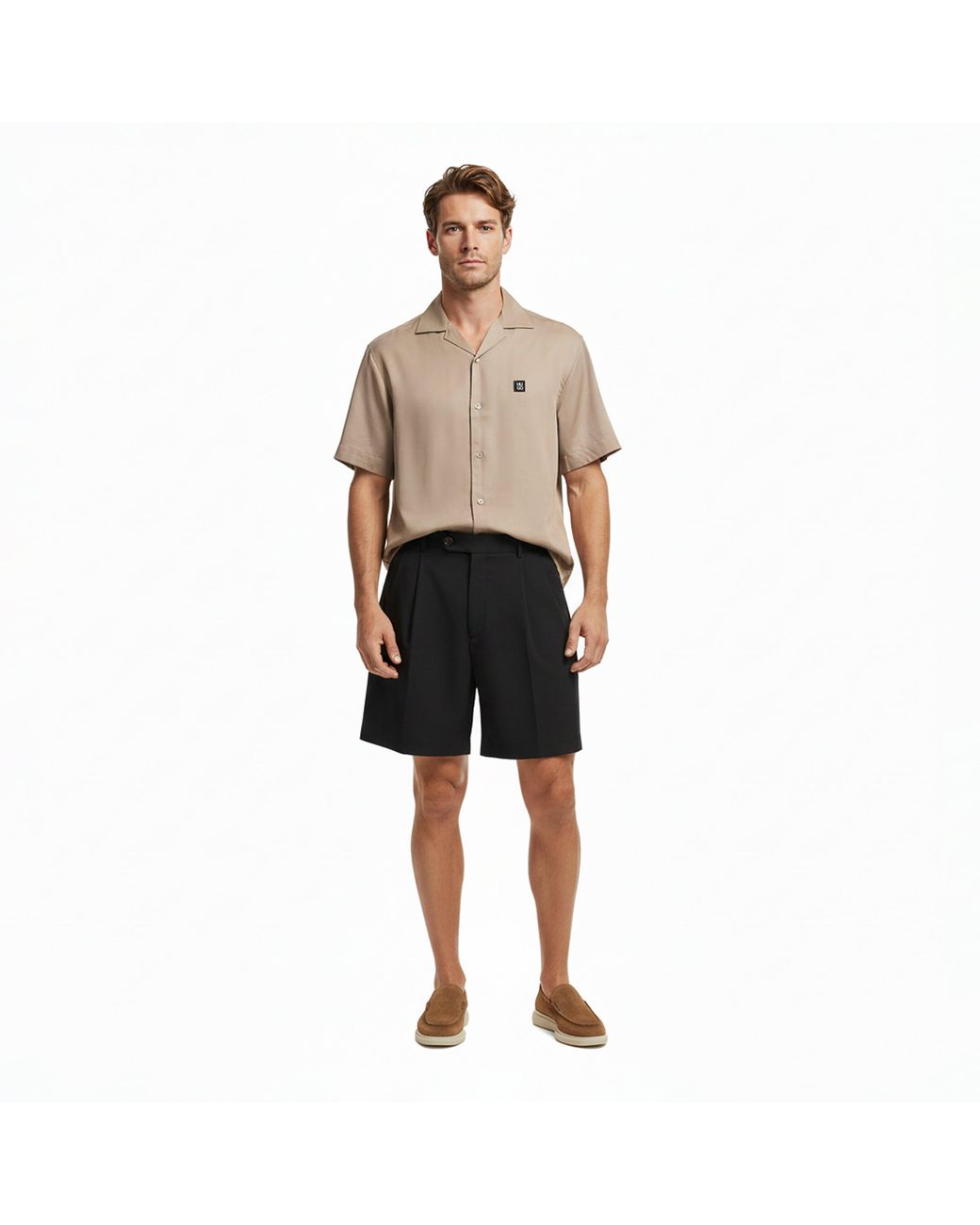 HUGO Brown Short Sleeve Shirt for men
