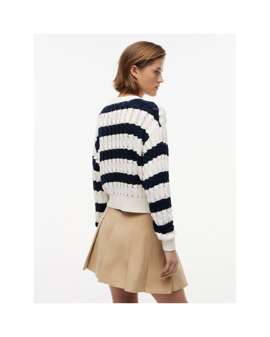 Tommy Hilfiger Blue Cable Knit Jumper