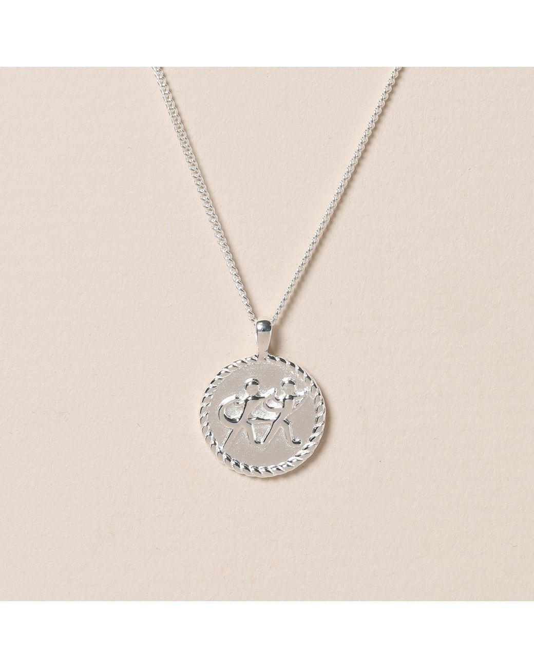 Simply Silver White Sterling 925 Zodiac Pendant
