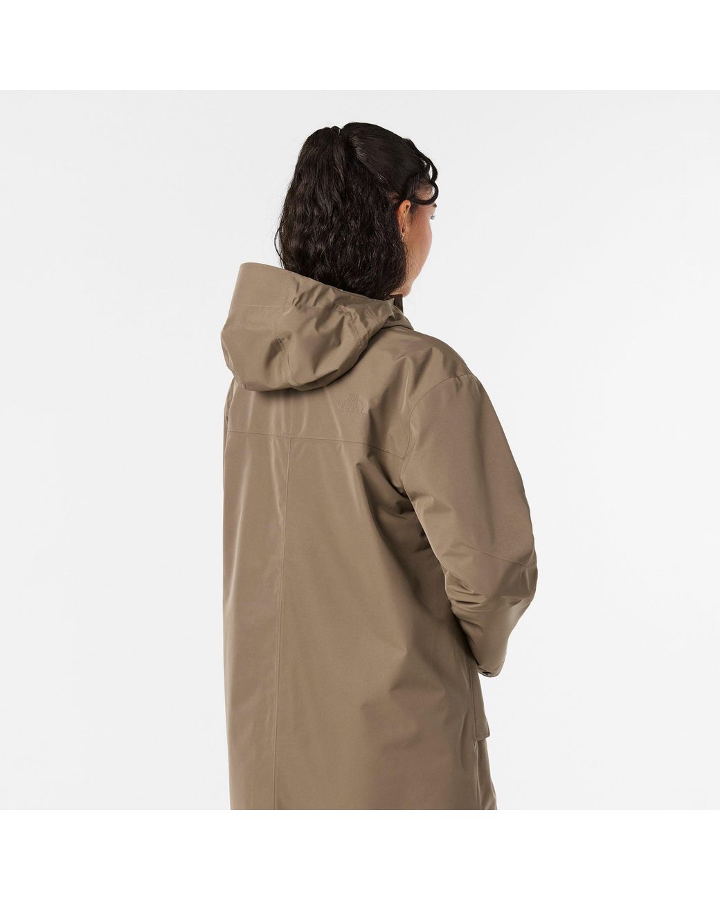 The North Face Brown Nukabira Rain Shell Parka