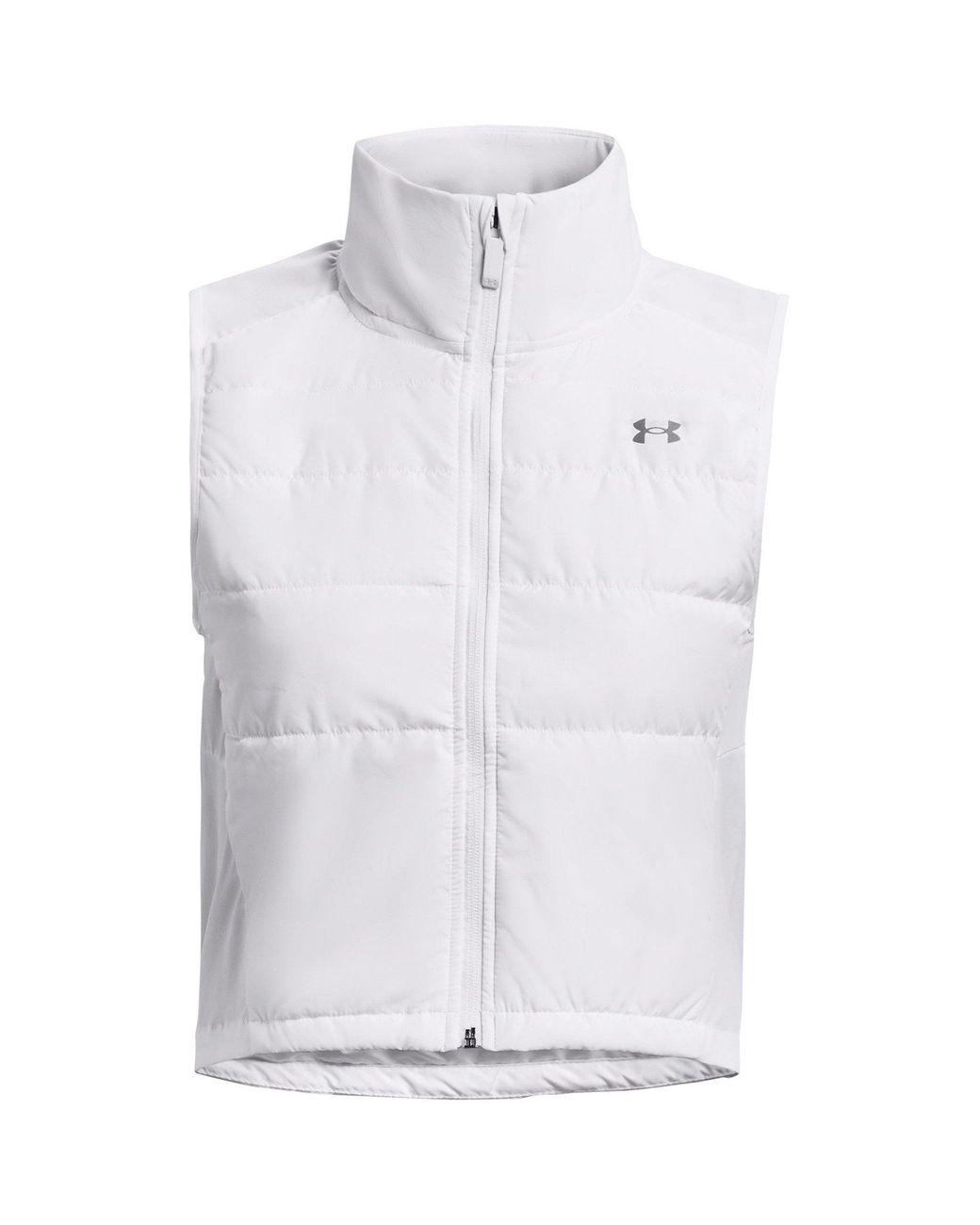 Under Armour White Launch Insulated Vest Running