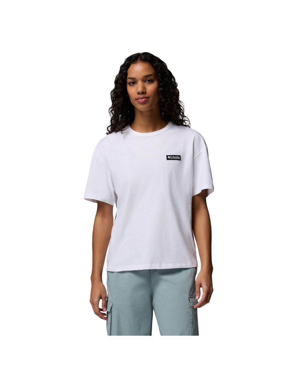 Columbia White Oversized T-Shirt
