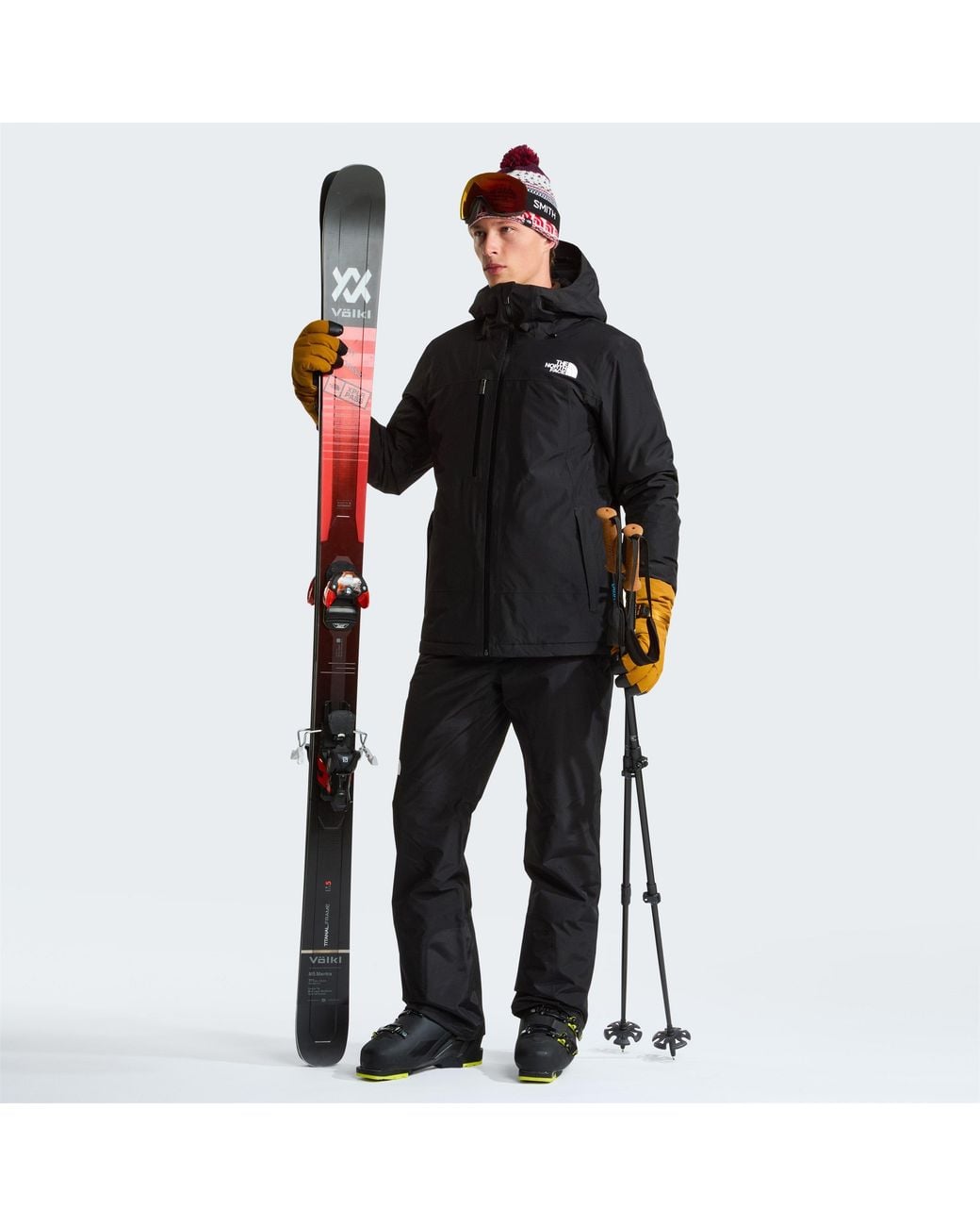 The North Face Black Descendit Tnf Outdoor Ski Trousers for men