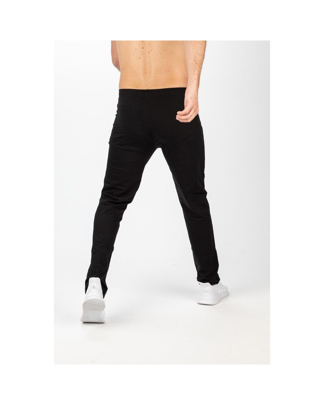 Sjeng Sports Black Auckland Performance Tracksuit Bottoms for men