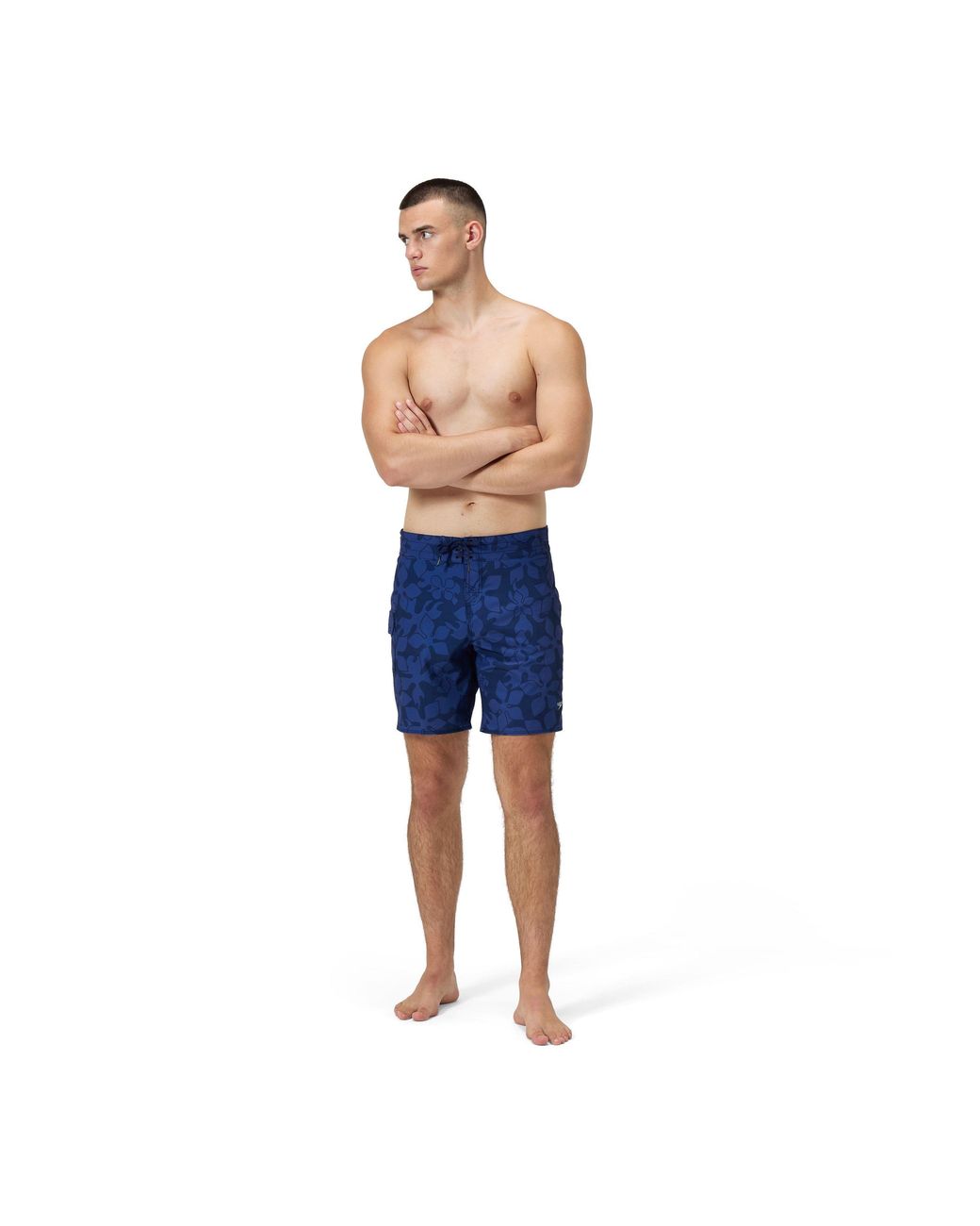 Speedo Blue The Lookout Print Swim Shorts for men