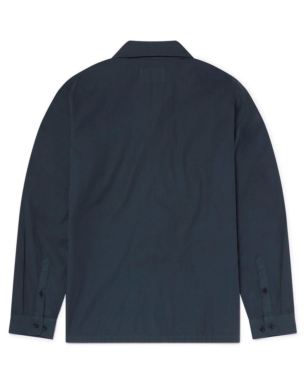 Albam Blue Long Sleeve Plain Shirt for men