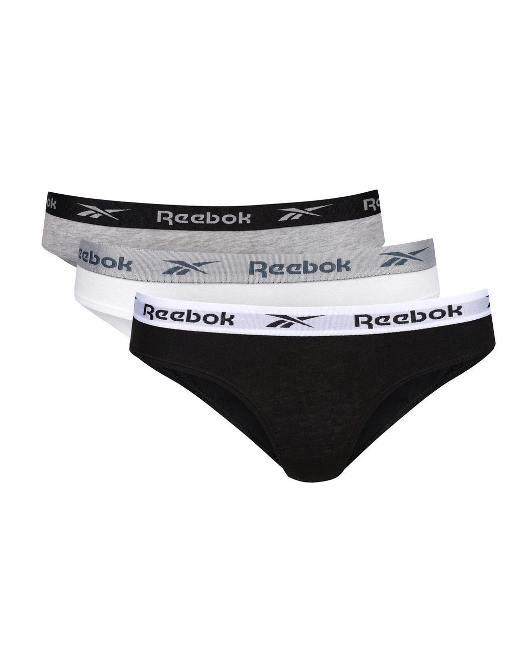 Reebok Black 3 Pack Briefs Carina