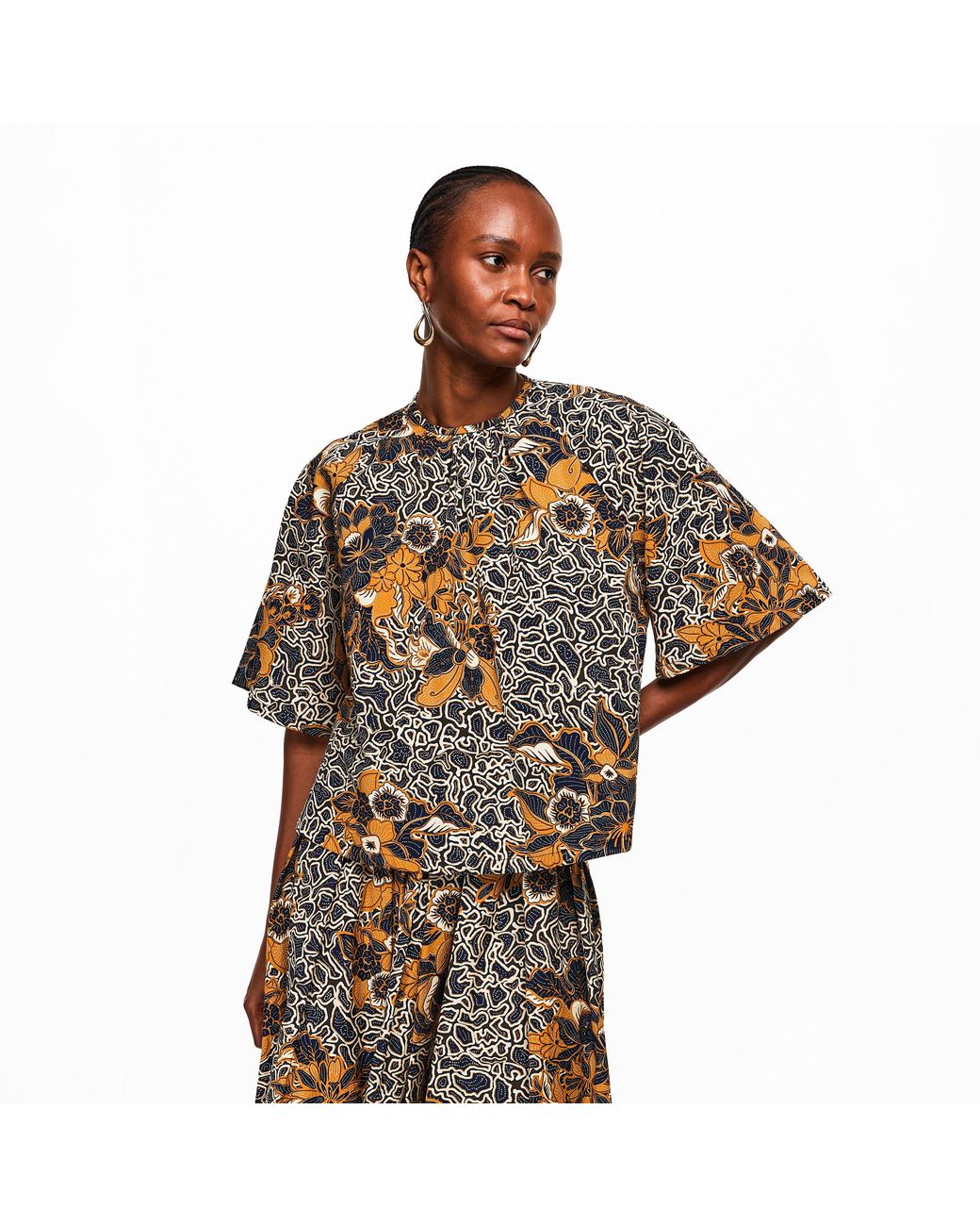 Weekend by Maxmara Blue Quaglia Long Sleeve Blouse