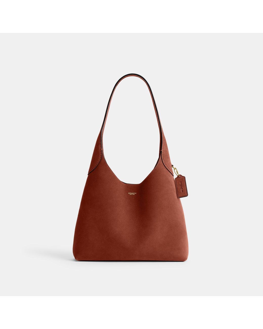 COACH Brown Brooklyn Shoulder Bag