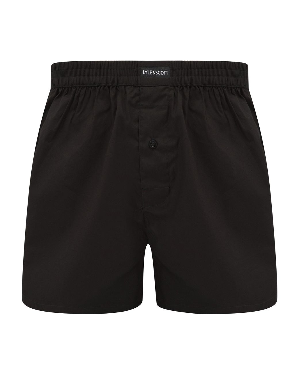 Lyle & Scott Black Woven Boxer Trunk Underwear for men
