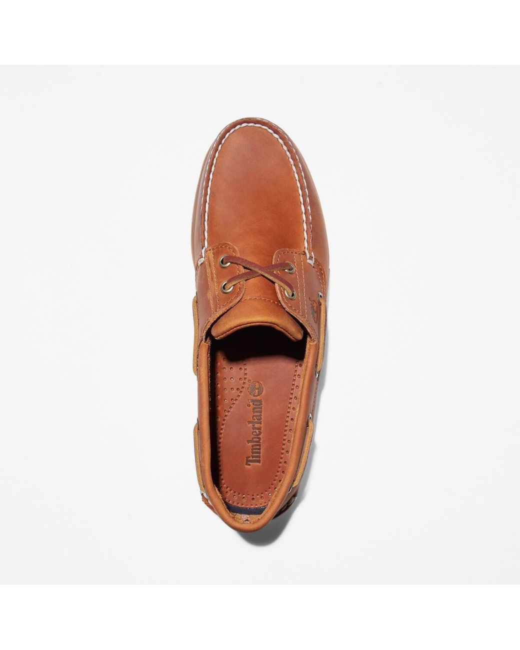 Timberland Brown Classic Boat Shoes for men