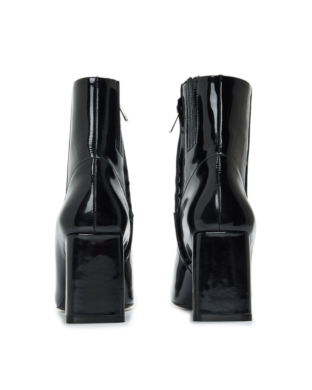 DIESEL Black Millenia Ankle Heeled Boots
