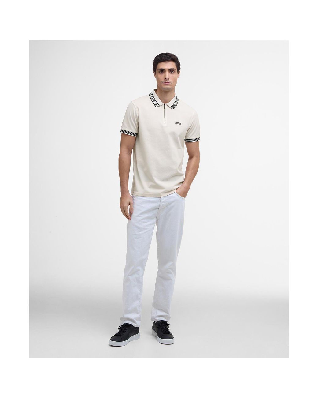 Barbour Natural Upham Polo Shirt for men