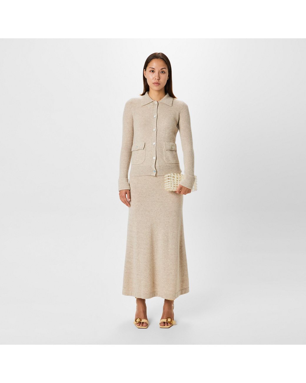 AYA MUSE Natural Luna Maxi Skirt