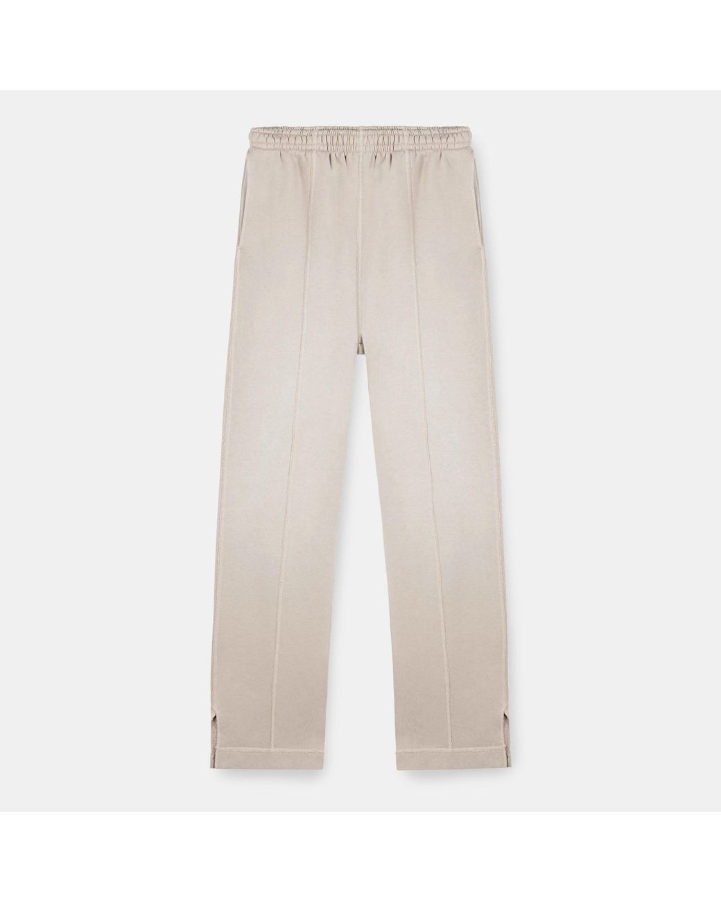 Represent Natural Stepped Open Hem Fleece Joggers for men