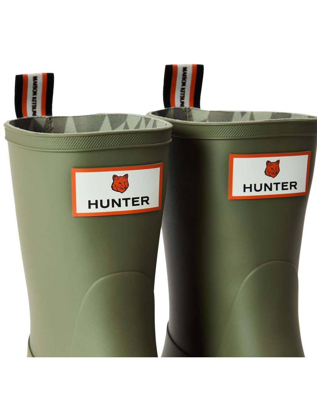 Maison Kitsuné Green X Hunter Dp Short Wellingtons