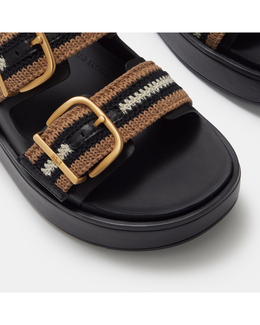 Fitflop Black Gen-Ff Max Buckle Slides