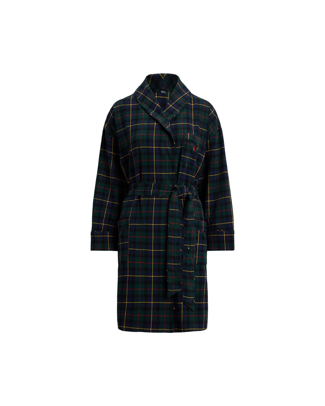 Polo Ralph Lauren Black Short Fluffy Dressing Gown