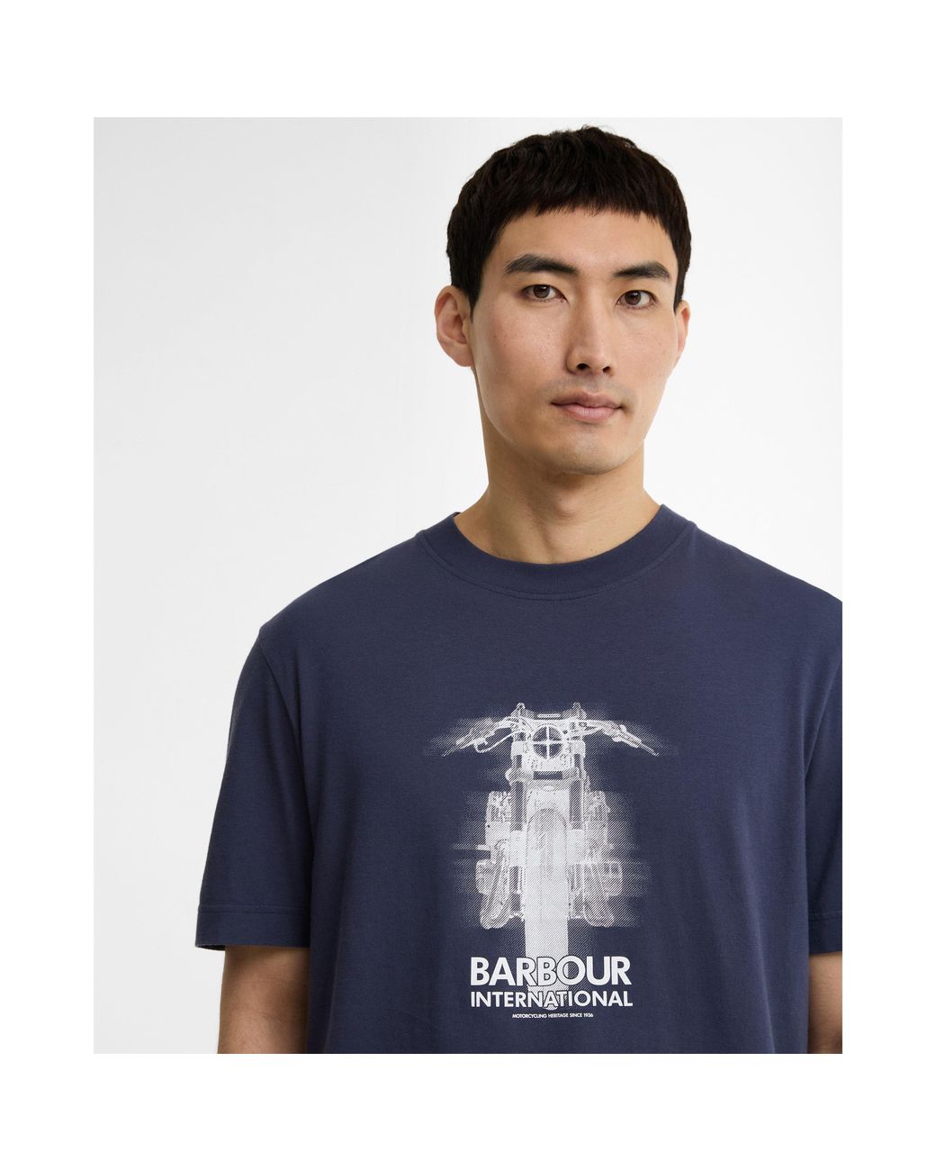 Barbour Blue T-Shirt for men