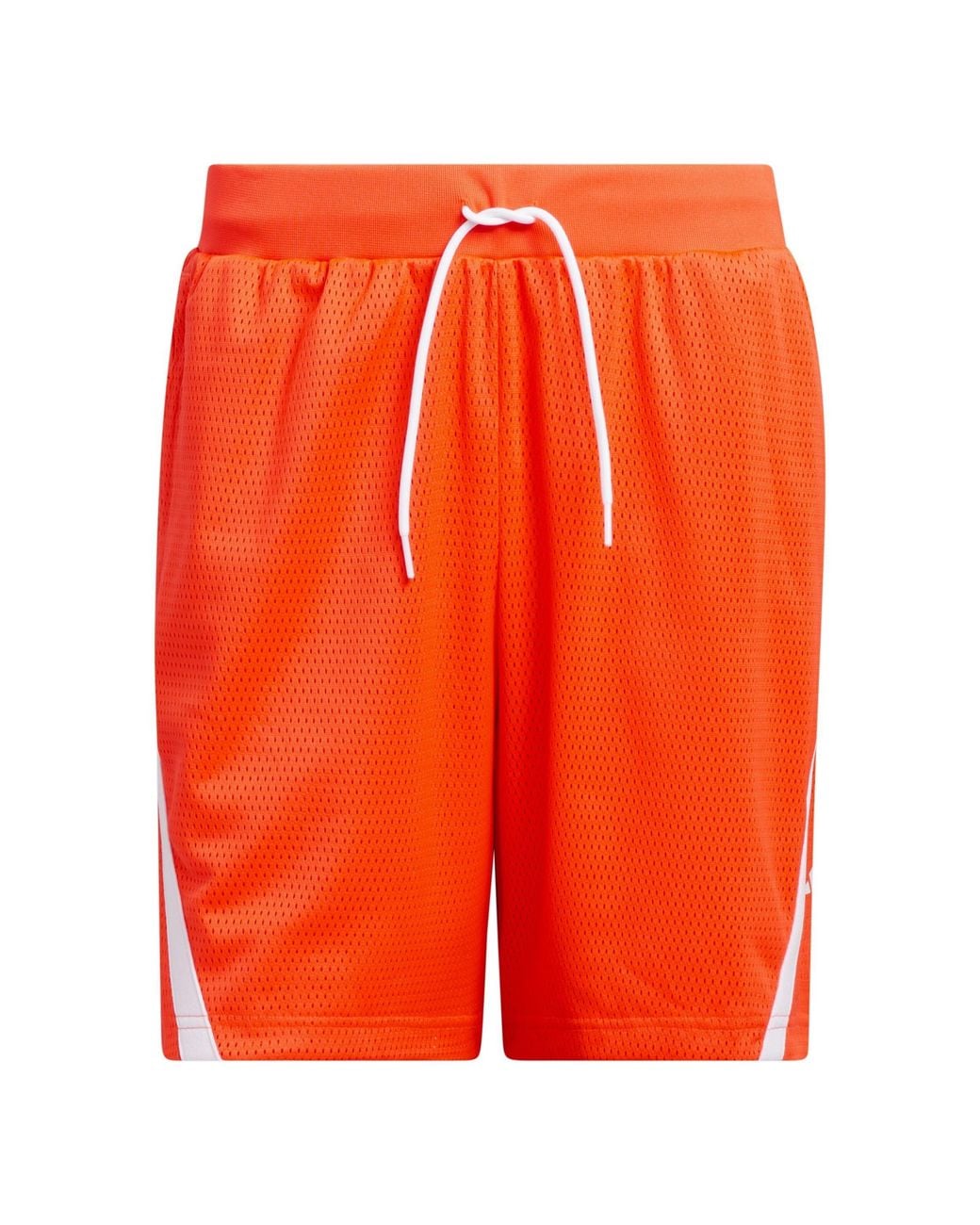 Adidas Orange Select Mesh Jogger Shorts for men