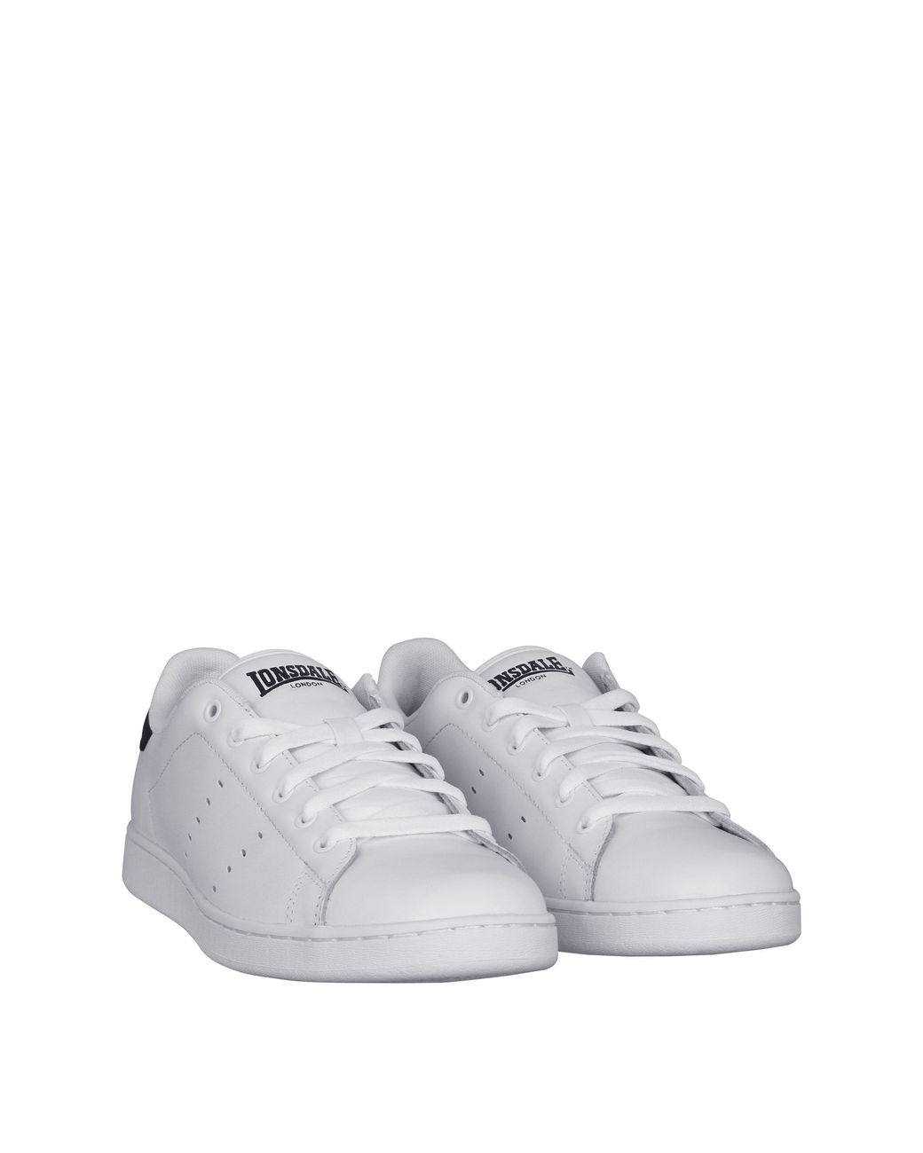 Lonsdale White Leyton Leather Trainers for men