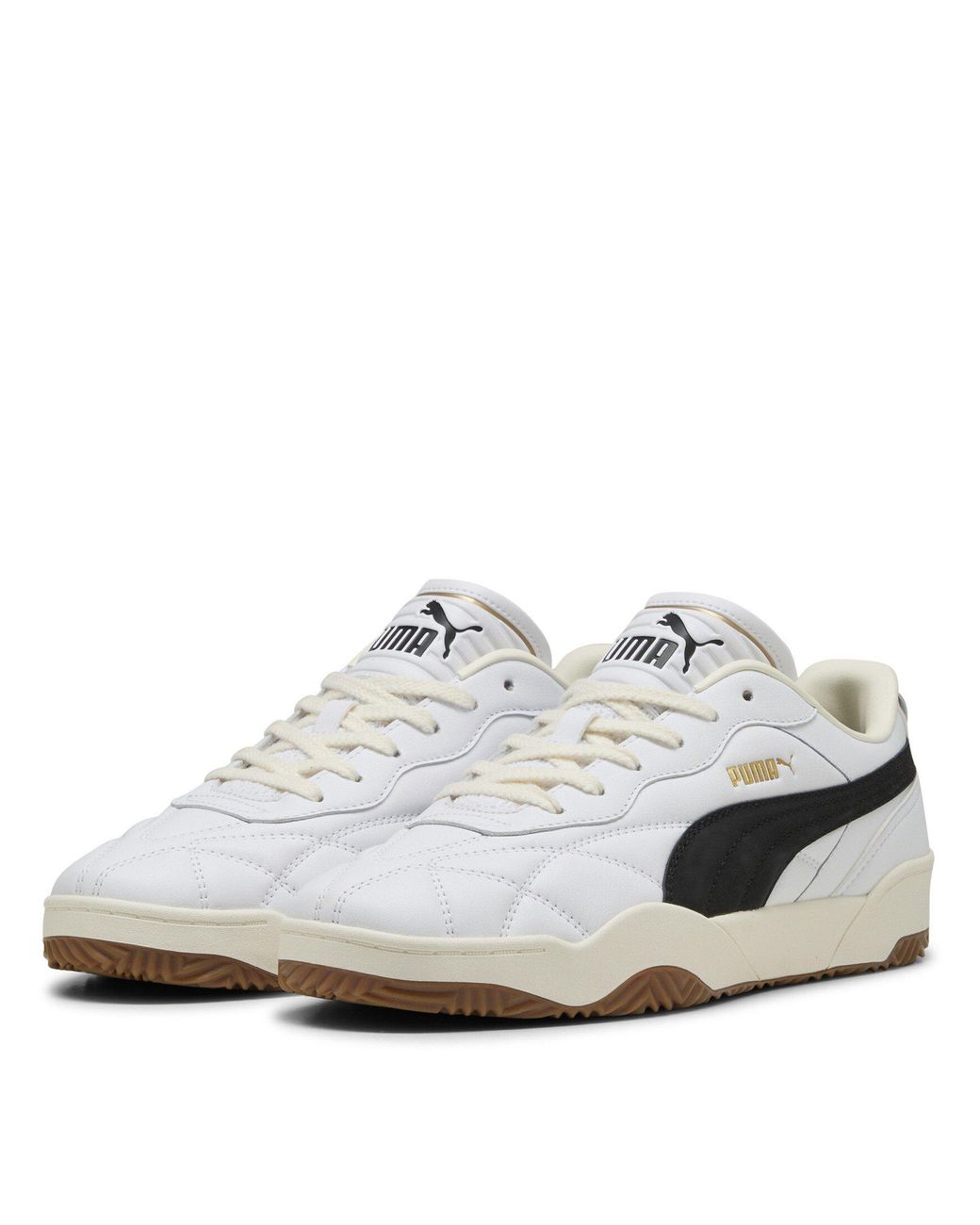 PUMA White Tifosi Lux Low Top Trainers for men