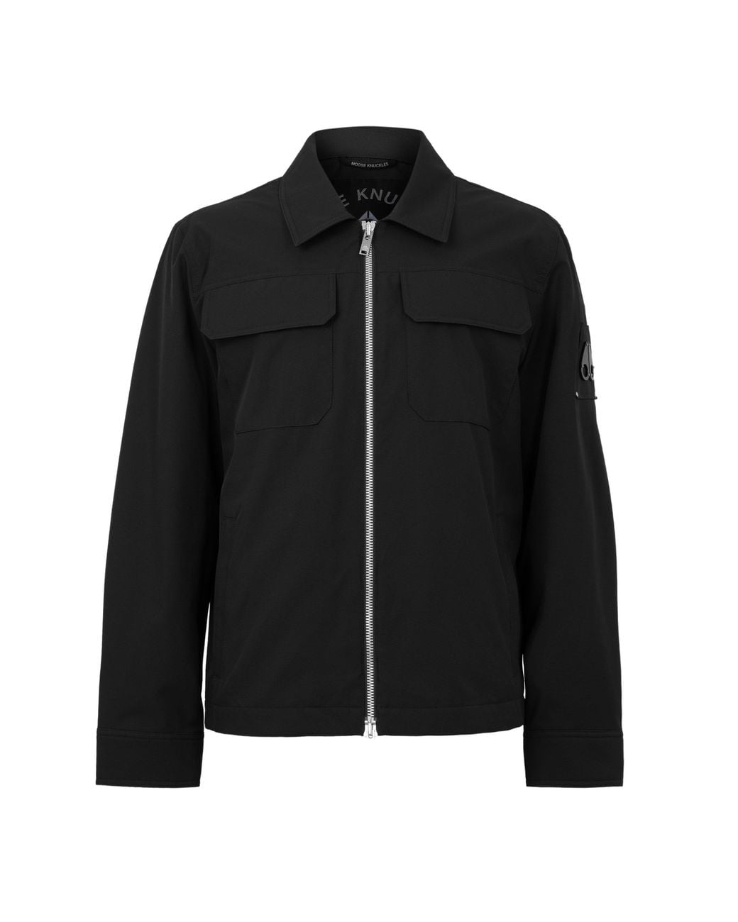 Moose Knuckles Black Mk Jkt Casul Jacques for men
