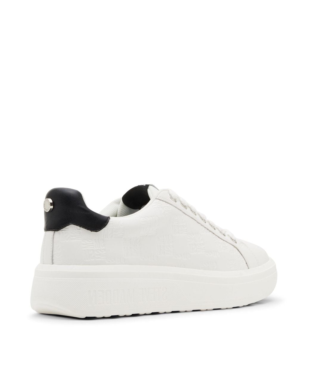 Steve Madden White Razoredge Low-Top Trainers for men