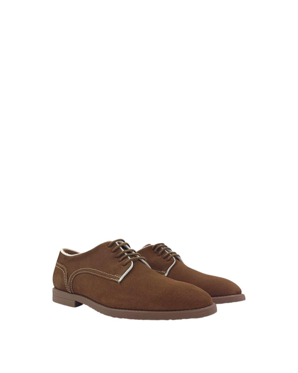 Firetrap Brown Arthur Derby Shoes for men