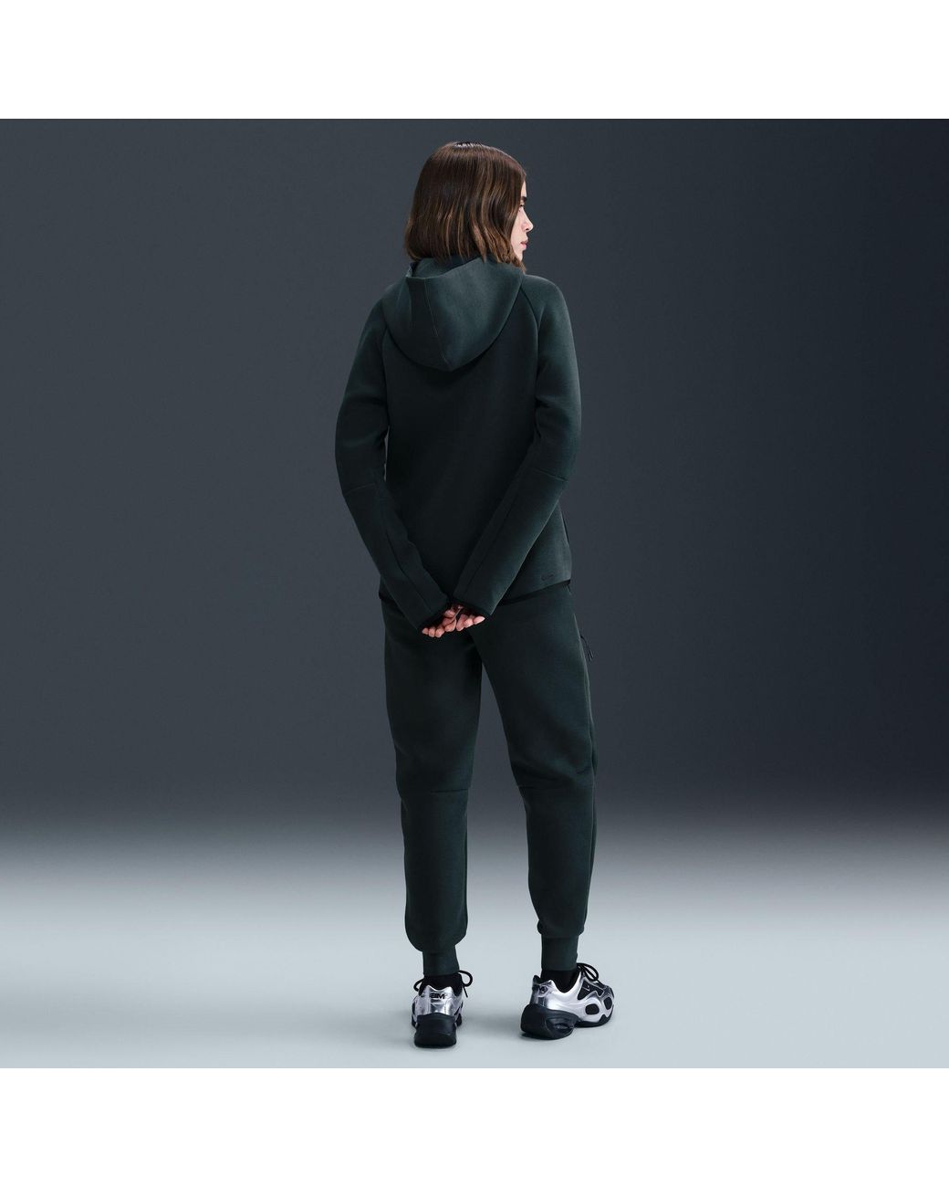 Nike Green Tech Fleece Zip Hoodie