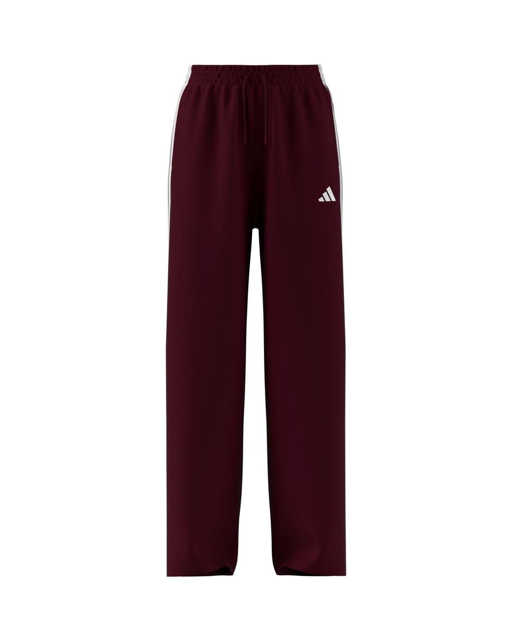 Adidas Red S Stadium 3 Stripes Track Pant Ruby 12-14