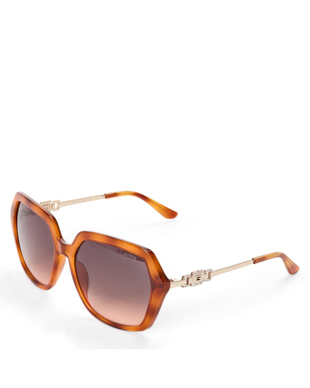 Guess Brown Oversized Sunglasses
