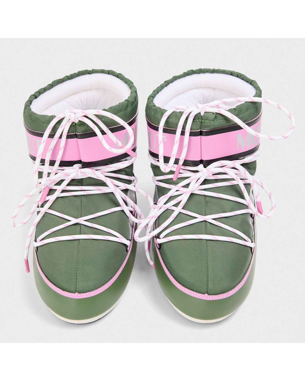 Moon Boot Green Water Resistant Snow Boots
