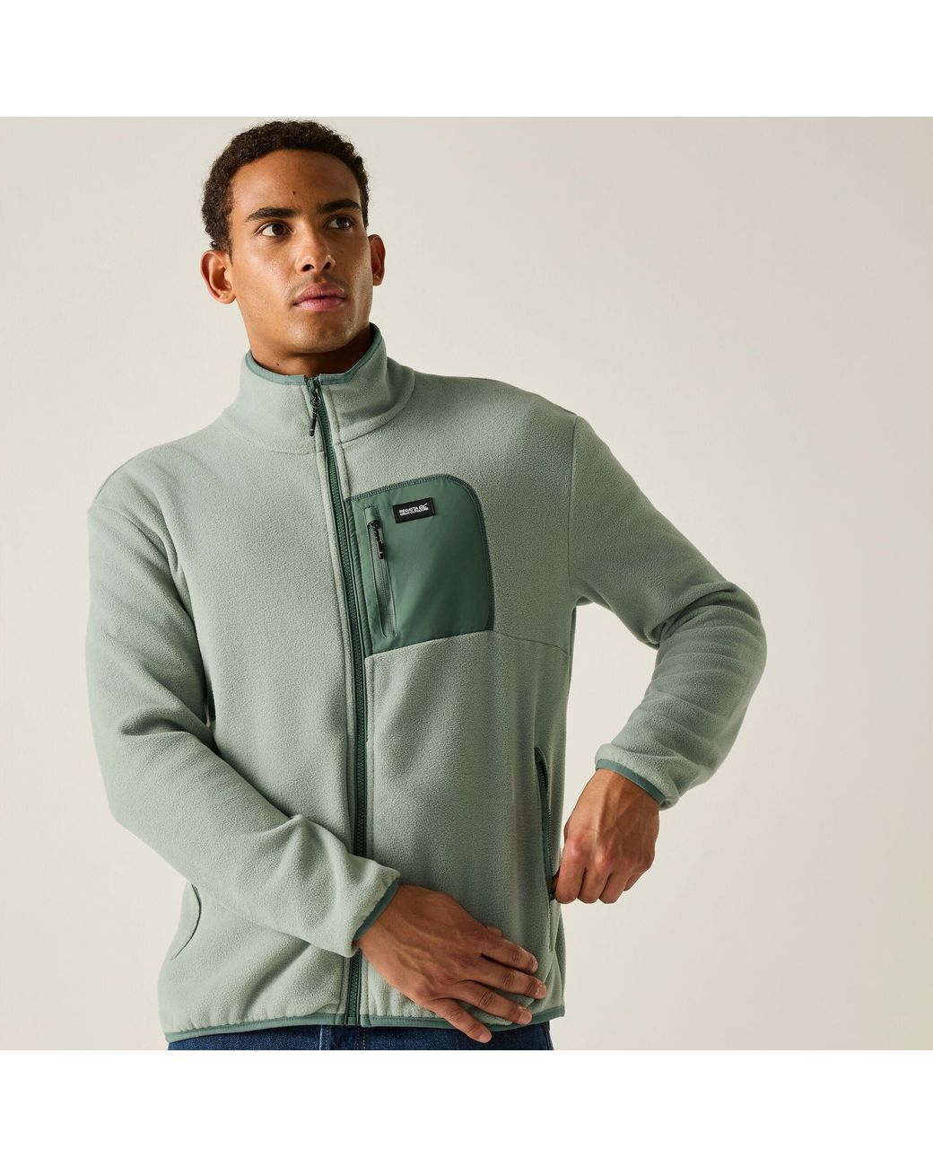 Regatta Green Frankie Full Zip Fleece for men