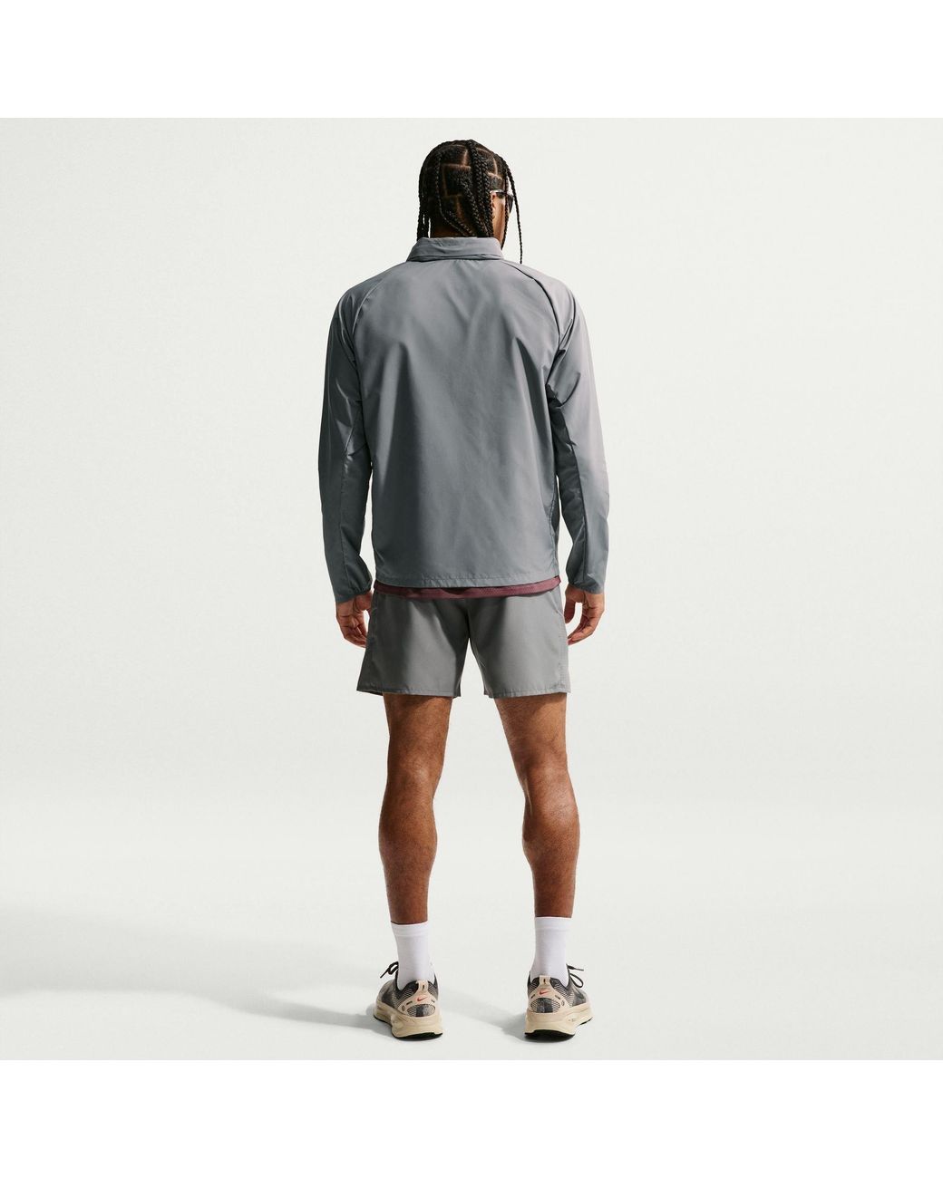 Nike Blue Miler Repel Running Jacket for men