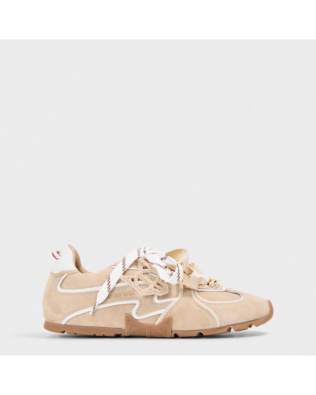 Naked Wolfe Natural Adored Low-Top Trainers