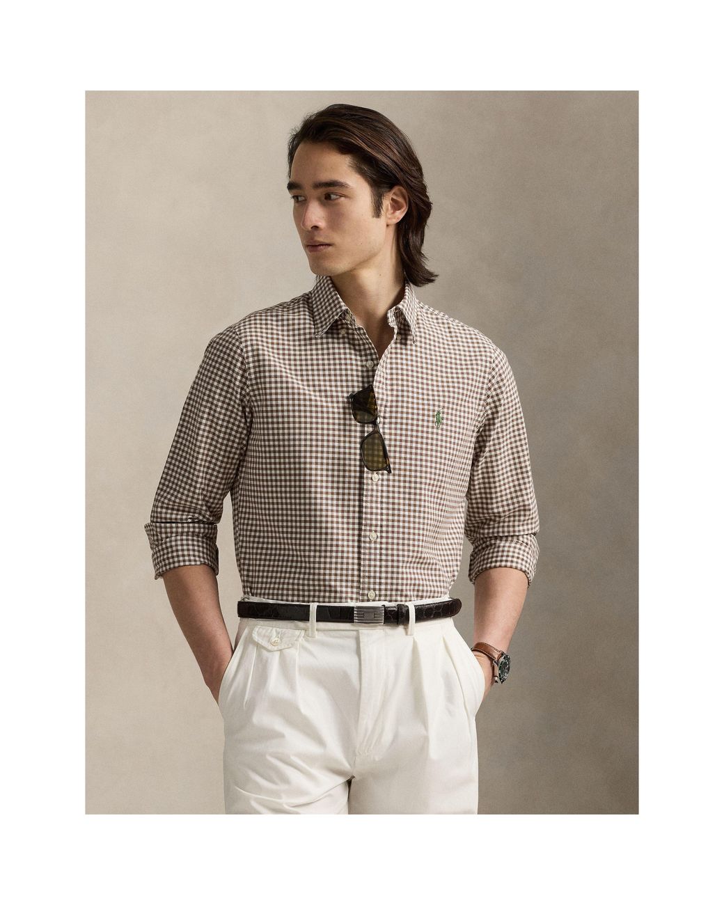 Polo Ralph Lauren Multicolor Oxford Patterned Long Sleeve Shirt for men