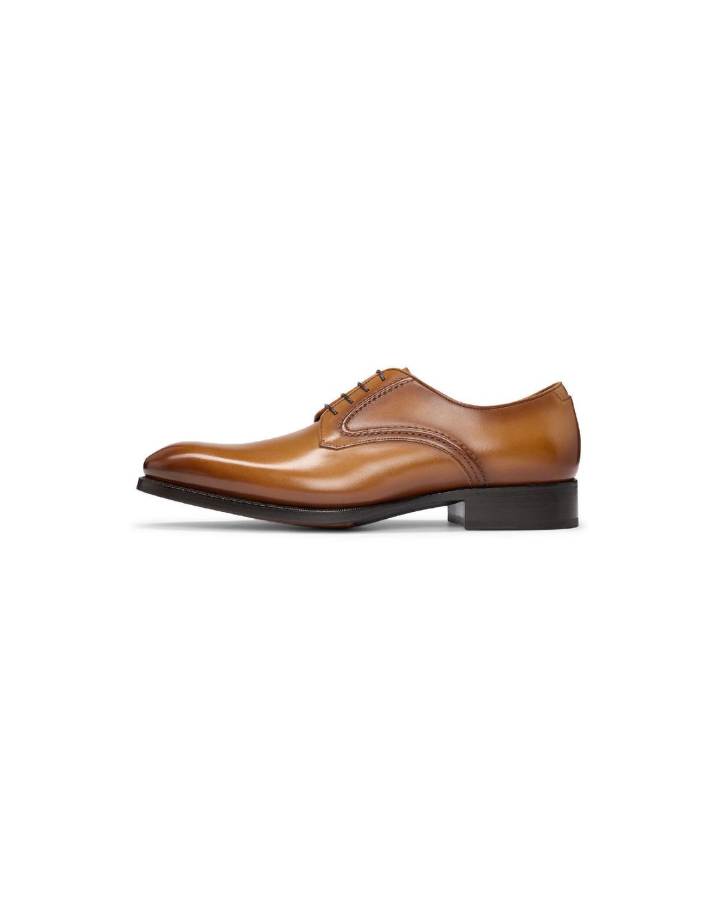 Boss Brown Derby Shoes for men