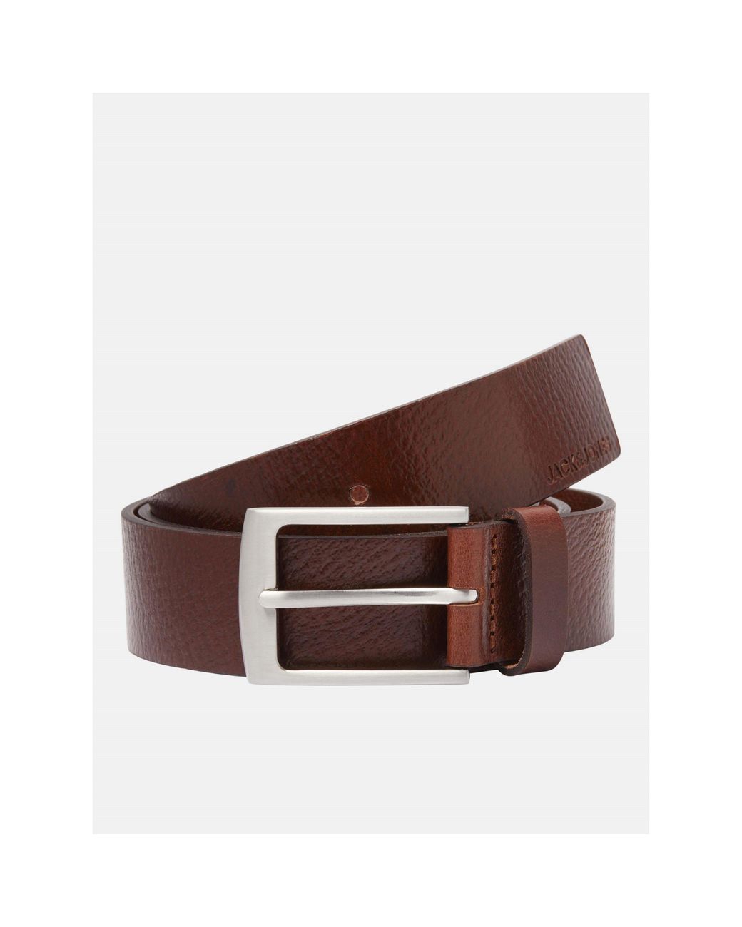 Jack & Jones Brown Leather Belt for men