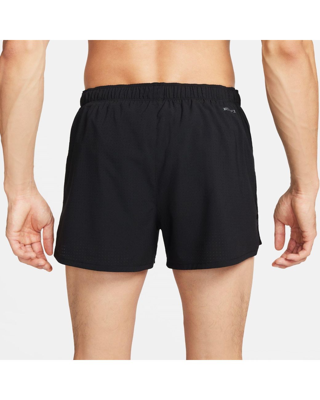 Nike Black Fast Dri-Fit 3 Brief-Lined Running Shorts for men