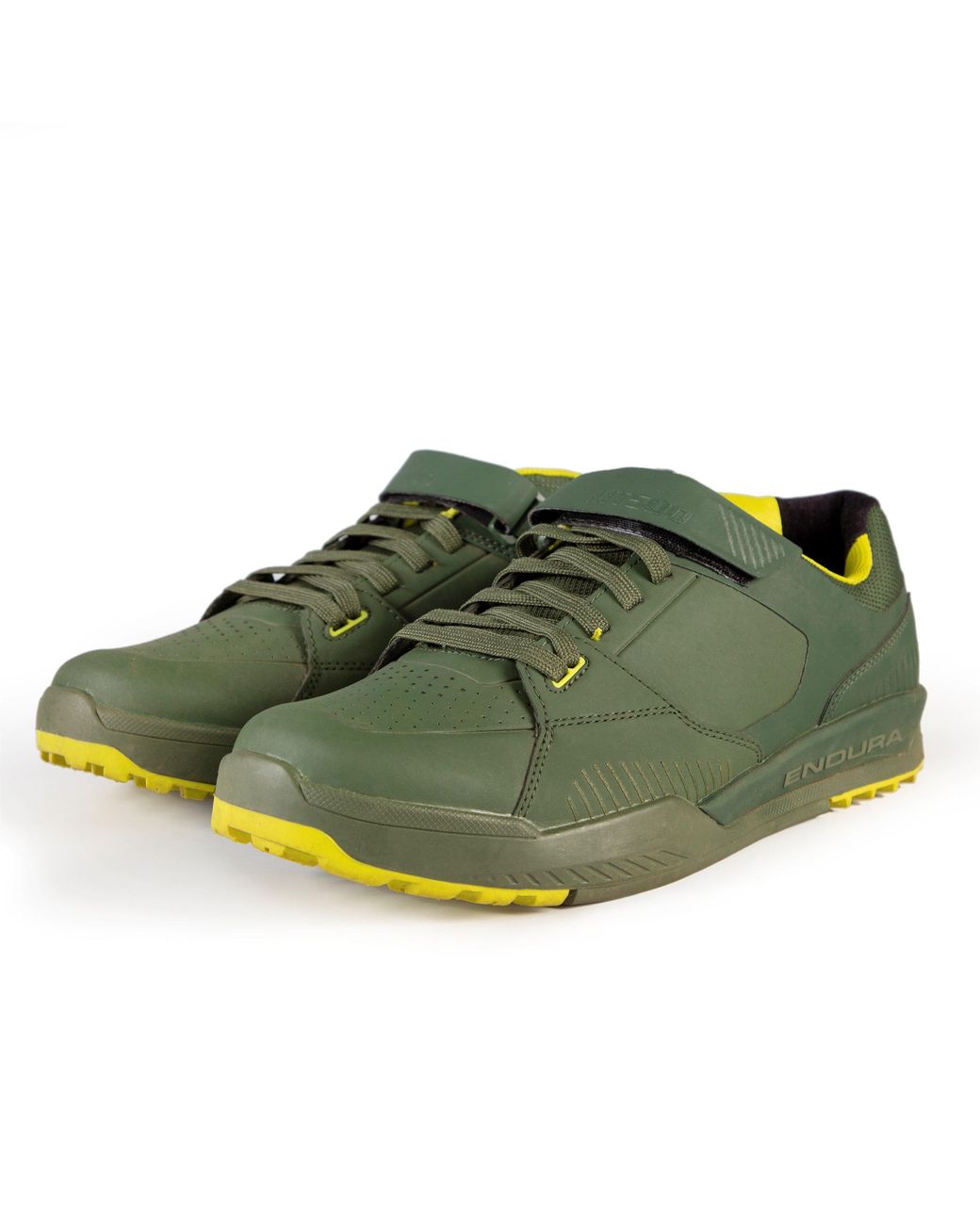 Endura Green Mt500 Burner Clipless Shoes