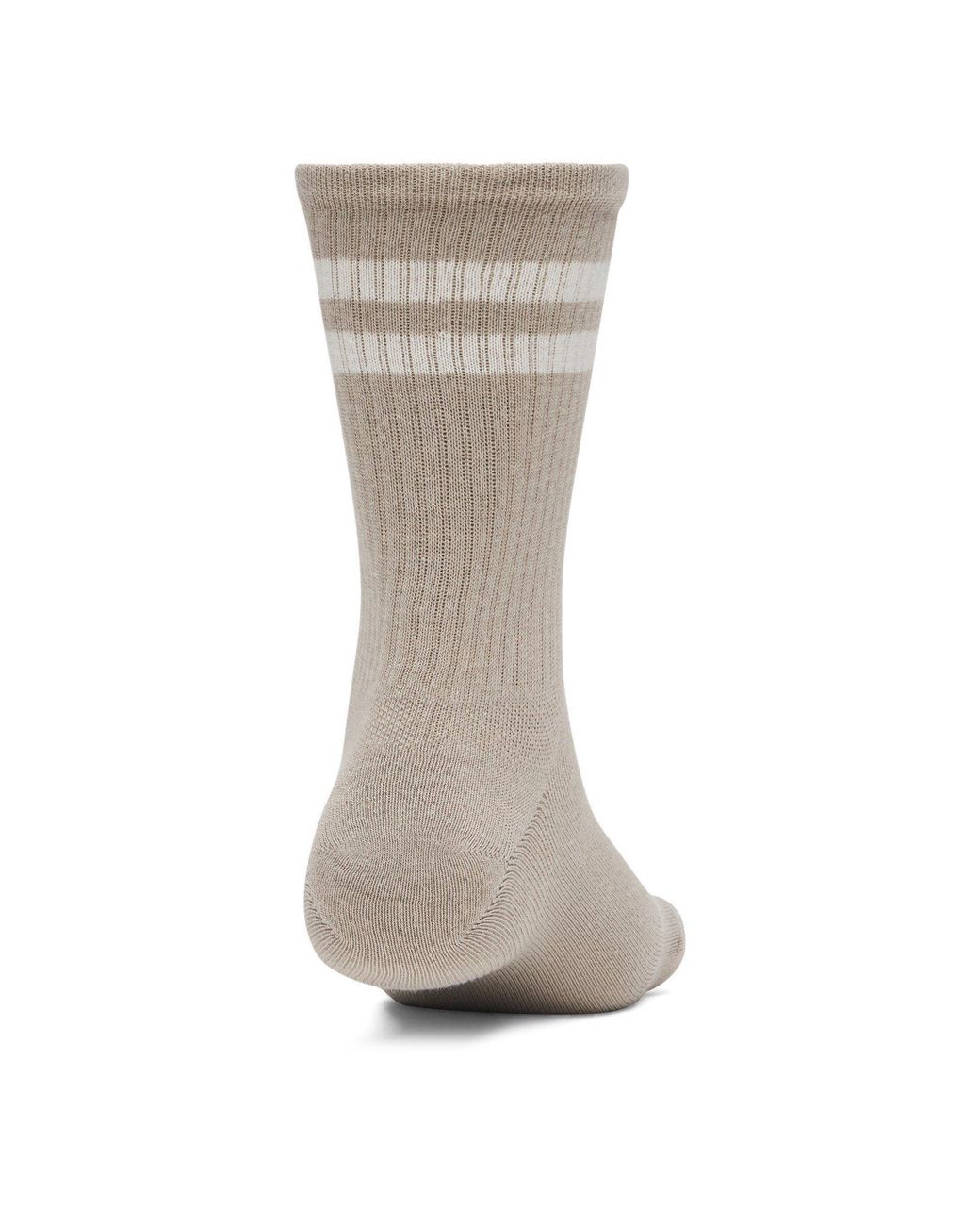 Under Armour White Ua Essential 6Pk Crew Sock Adults
