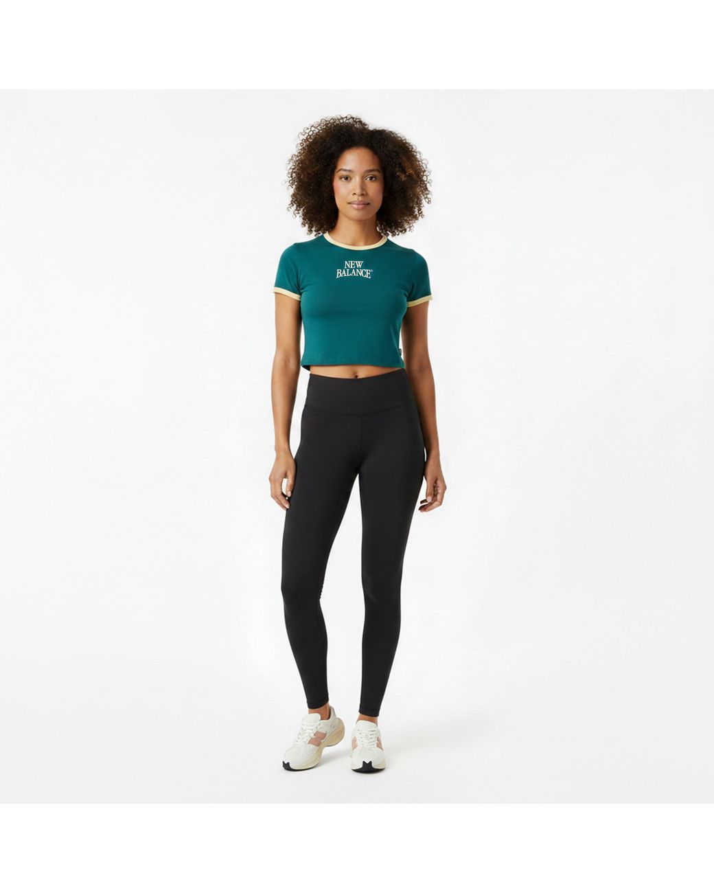 New Balance Blue Crop Top