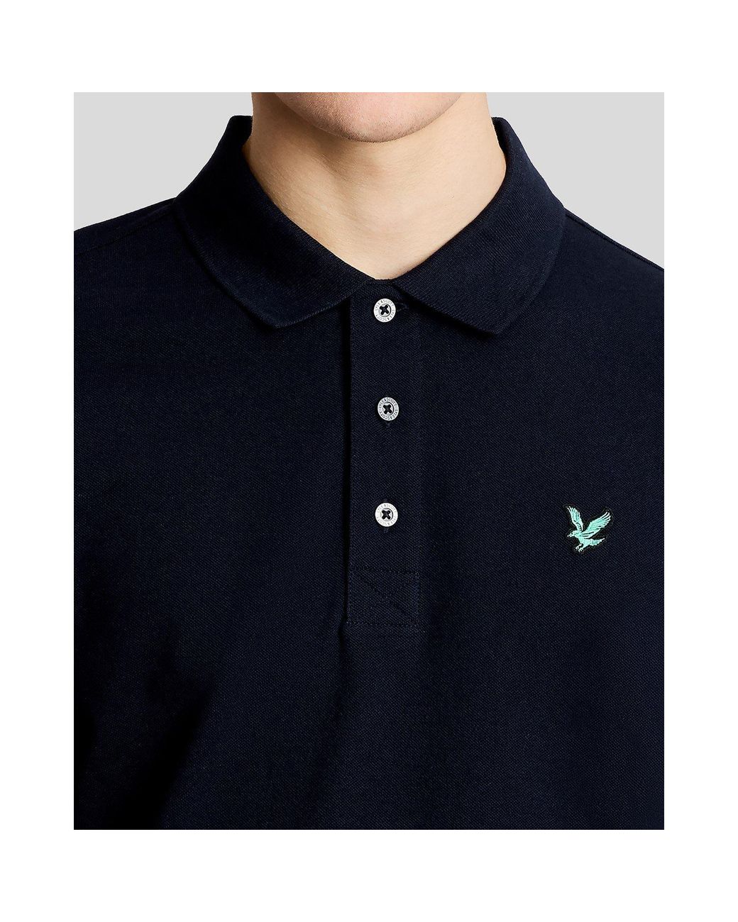Lyle & Scott Blue Lyle & Scott Golf Eagle Polo Shirt for men