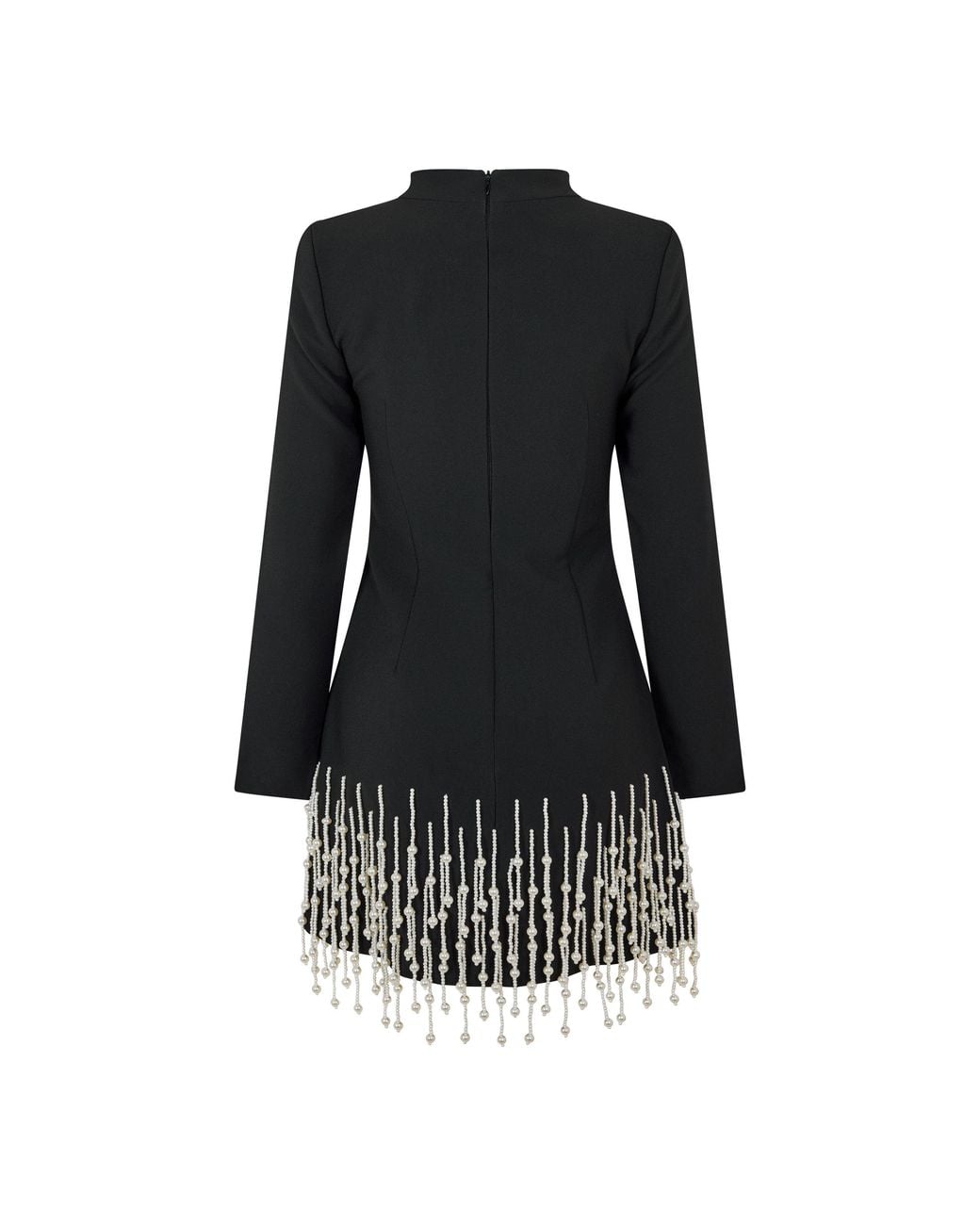 Odd Muse Black Pearl Sleeved Mini Dress